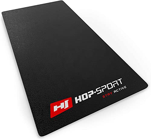 Hop-Sport Bodenschutzmatte aus PVC 0,6mm Dicke Unterleg und Schutzmatte für Fitness & Sportgeräte in drei Größen zur Auswahl 160x70cm